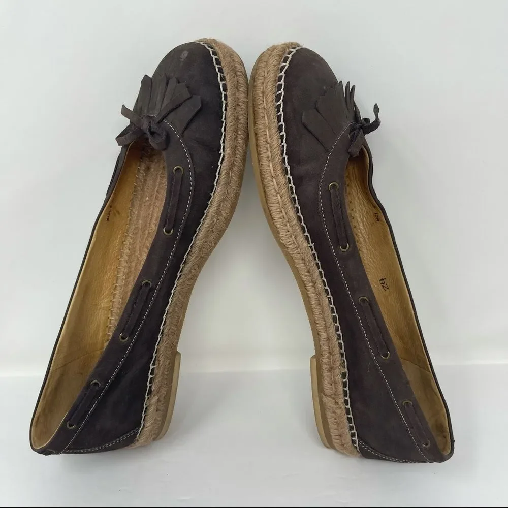 Michael Kors Espadrilles Leather Flats Siz e10